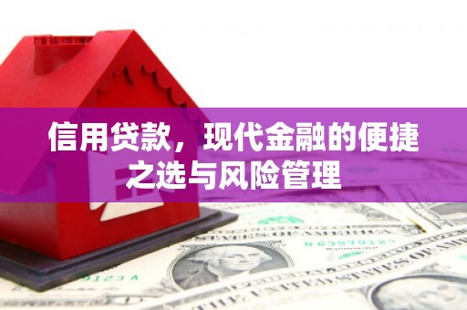东安信用贷款，现代金融的便捷之选与风险管理