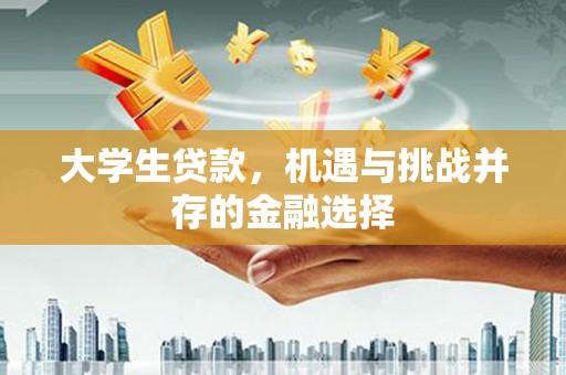 东安大学生贷款，机遇与挑战并存的金融选择