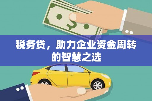 东安税务贷，助力企业资金周转的智慧之选