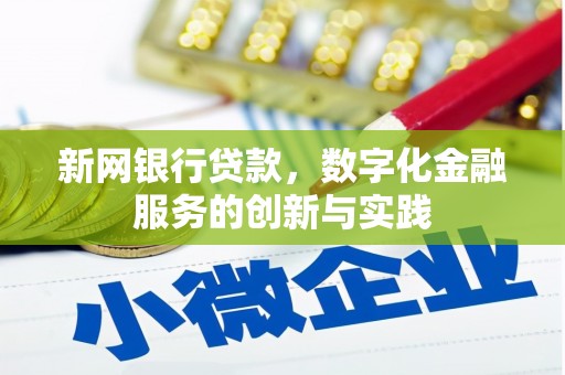 东安新网银行贷款，数字化金融服务的创新与实践
