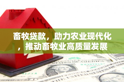 东安畜牧贷款，助力农业现代化，推动畜牧业高质量发展