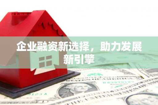 东安企业融资新选择，助力发展新引擎