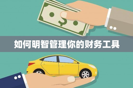 东安如何明智管理你的财务工具
