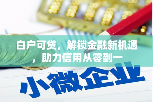 东安白户可贷，解锁金融新机遇，助力信用从零到一