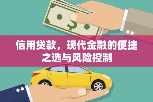 东安信用贷款，现代金融的便捷之选与风险控制