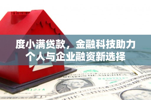 东安度小满贷款，金融科技助力个人与企业融资新选择