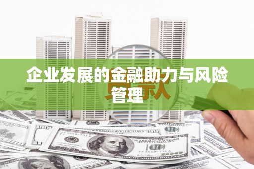 东安企业发展的金融助力与风险管理