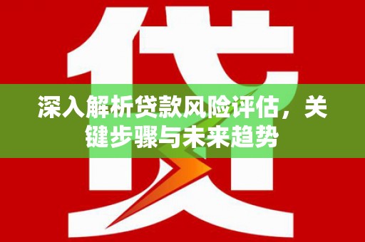 东安深入解析贷款风险评估，关键步骤与未来趋势