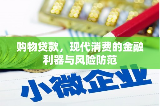 东安购物贷款，现代消费的金融利器与风险防范