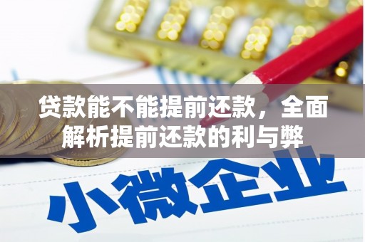 东安贷款能不能提前还款，全面解析提前还款的利与弊