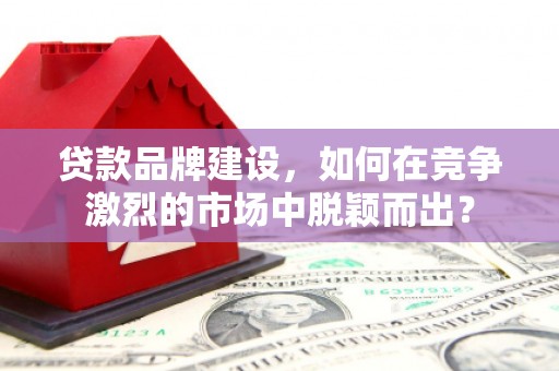 东安贷款品牌建设，如何在竞争激烈的市场中脱颖而出？