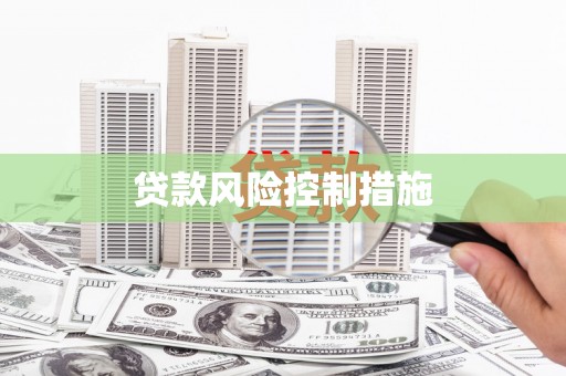 东安贷款风险控制措施