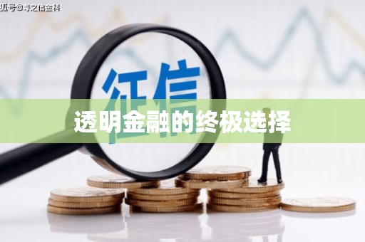 东安透明金融的终极选择