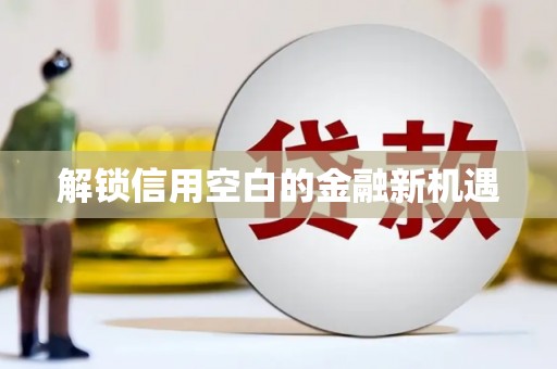 东安解锁信用空白的金融新机遇