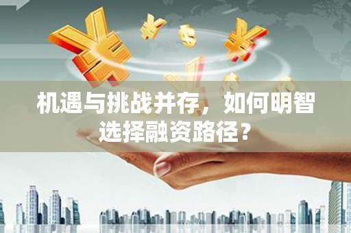 东安机遇与挑战并存，如何明智选择融资路径？