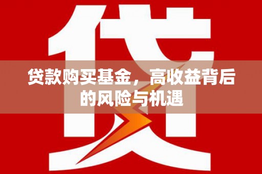 东安贷款购买基金，高收益背后的风险与机遇